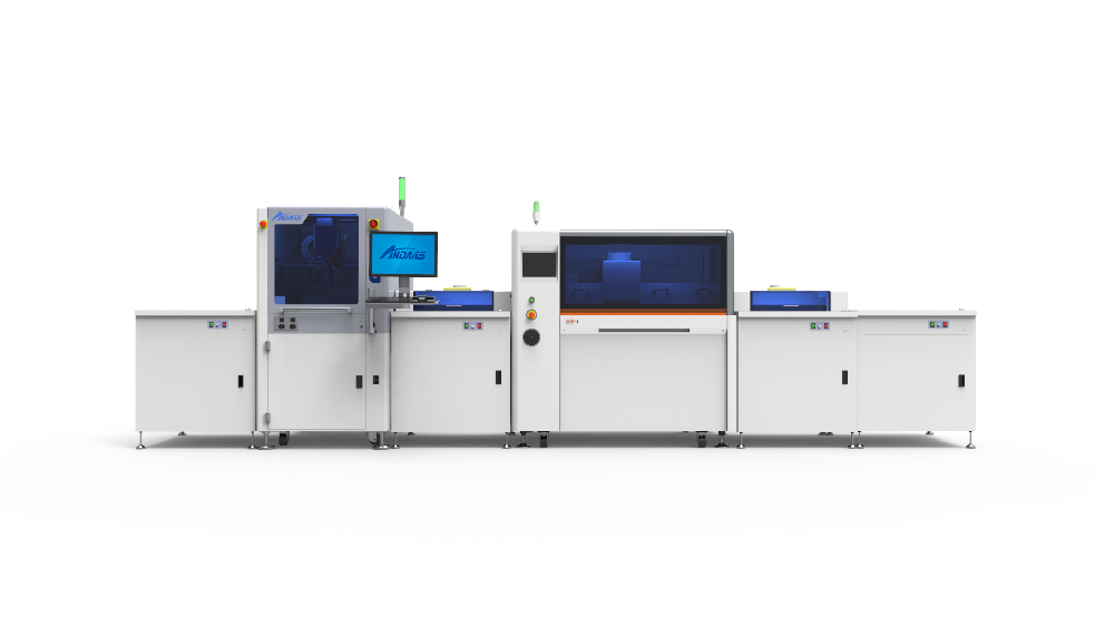 自動涂覆生產(chǎn)線組合方案（單機單爐,手動送板/收板）